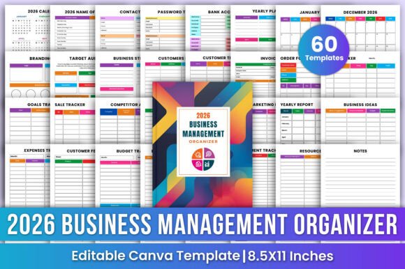 2026 Business Management Organizer Canva: A Strategic Operating System for Modern Small Businesses