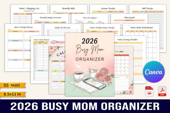 2026 Busy Mom Organizer