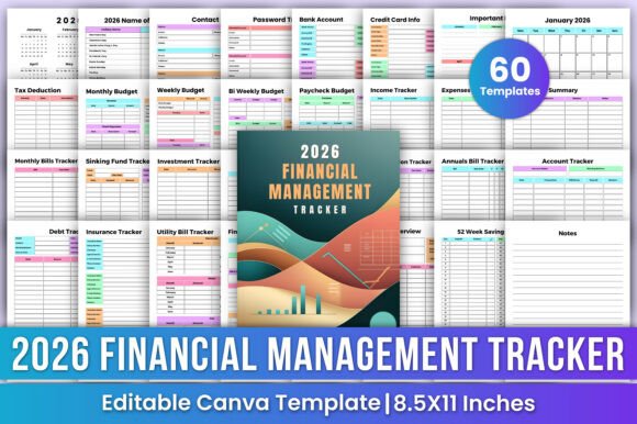2026 Financial Management Tracker Canva: Your Flexible, All-in-One Money Planner for Real Life