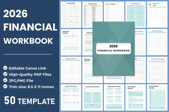 2026 Financial Workbook Canva Template: A Practical, Customizable Planning Tool for Individuals and Small Teams