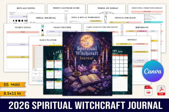 2026 Spiritual Witchcraft Journal: A Living Framework for Intentional, Aligned Living