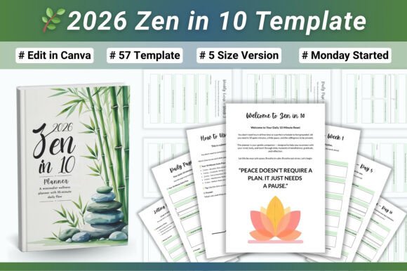 🌿2026 Zen in 10 Template