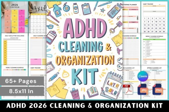 🧹ADHD 2026 Cleaning Organization Kit: A Practical Evaluation for Adults Seeking Sustainable Structure