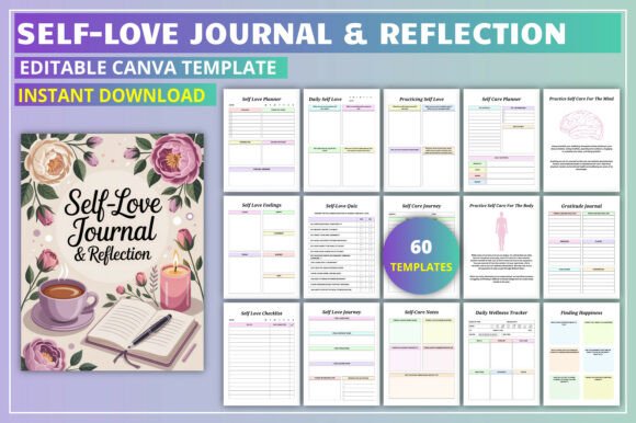Editable Self-Love Journal Reflection