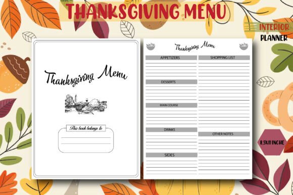 Thanksgiving Menu