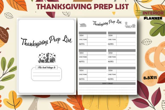 Thanksgiving Prep List
