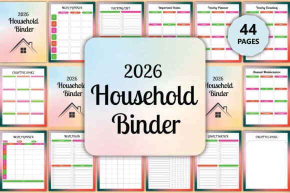 The 2026 Household Binder: Your All-in-One Solution for Calm, Consistent, and Confident Home Management