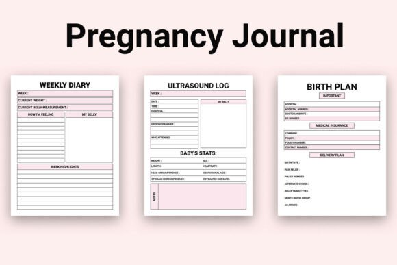 Weekly Diary Printable Planner KDP